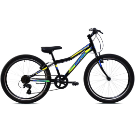 CAPRIOLO "MTB STINGER 24""/7HT CRNO-ZUTO" ZA DEČAKE