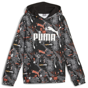 PUMA DUKS PUMA ESS+ FUTUREVERSE AOP HOODIE FL B ZA DEČAKE