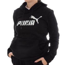 PUMA DUKS ESS+ METALLIC LOGO HOODIE FL ZA ŽENE