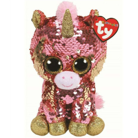 TY KID IGRACKA BEANIE BOOS FLIPPABLES SUNSET - SEQUIN CORAL UNICORN ZA DEVOJČICE