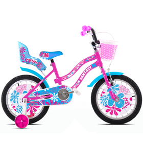 CAPRIOLO "KID BICIKL ADRIA FANTASY 16""HT PINK-PLAVO" ZA DEVOJČICE