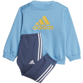 ADIDAS KOMPLET TRENERKA I BOS LOGO JOG SEBLBU/SEMSPA DEČACI UZRASTA 0-4 GODINE