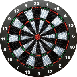 BODY SCULPTURE PIKADO SOFT DARTBOARD,PRODUCT SIZE:415X415X19.6MM