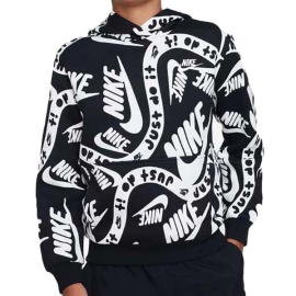 NIKE DUKS K CLUB FLC HBR PO HOODIE AOP ZA DEČAKE