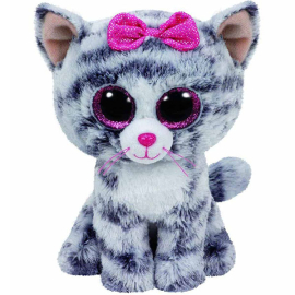 TY KID IGRACKA BEANIE BOOS KIKI - GREY CAT ZA DEVOJČICE