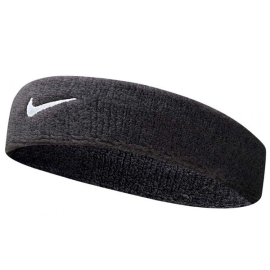 TS ZNOJNICA NIKE SWOOSH HEADBAND BLACK/WHITE